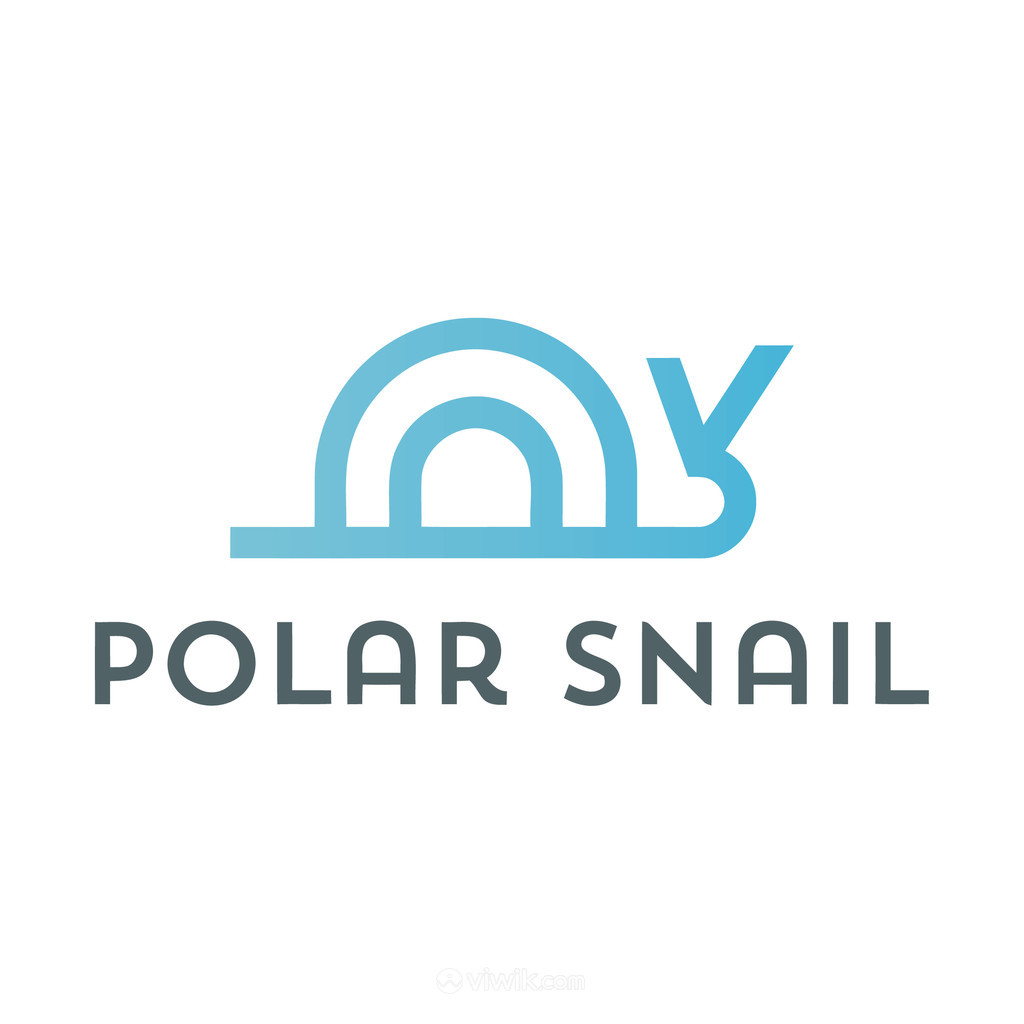 蜗牛标志图标矢量公司logo素材