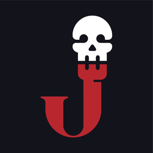 字母J骷髅头标志图标矢量公司logo素材