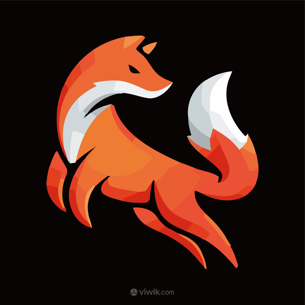 狐狸标志图标矢量logo素材