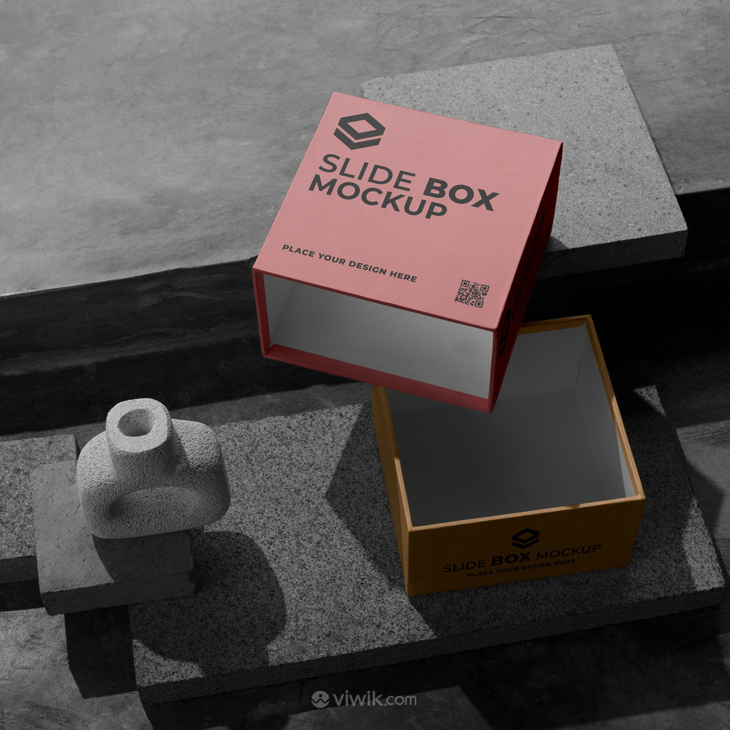 纸盒产品包装盒ps贴图样机