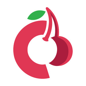 抽象樱桃标志图标矢量餐饮食品logo素材
