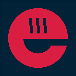 冒着热气的勺子标志图标餐饮食品logo素材